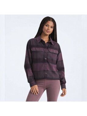 The North Face Valley Plaid Shacket Size L